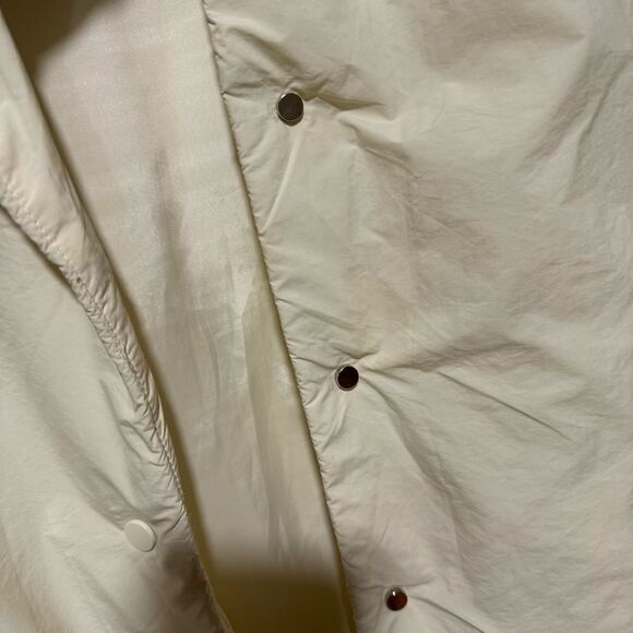 MANGO Cream Off White Puffer Padded Button Down Puff Coat - Picture 10 of 13